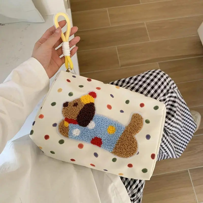 Spotted Dog Pattern Women's Daily Organizer Storage Bag