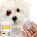 200pc Pet Eye Wipes – Tear Stain Remover for Dogs & Cats