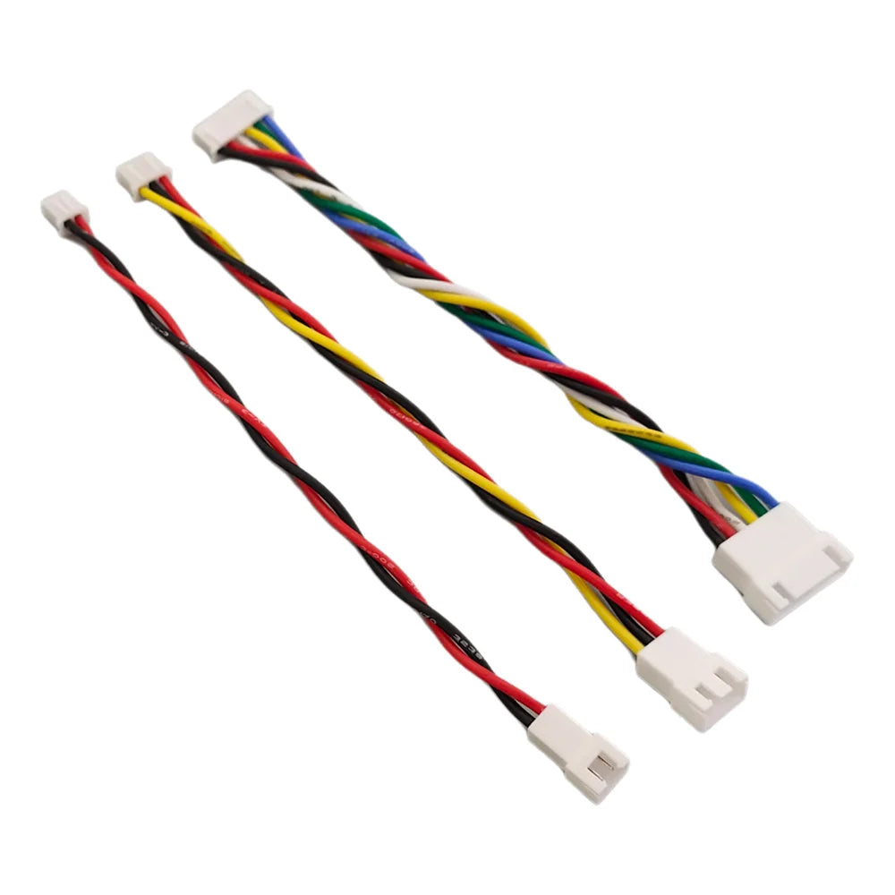 JST XH Pitch Male Female Extension Cable 22AWG Pre-crimped Silicone 2