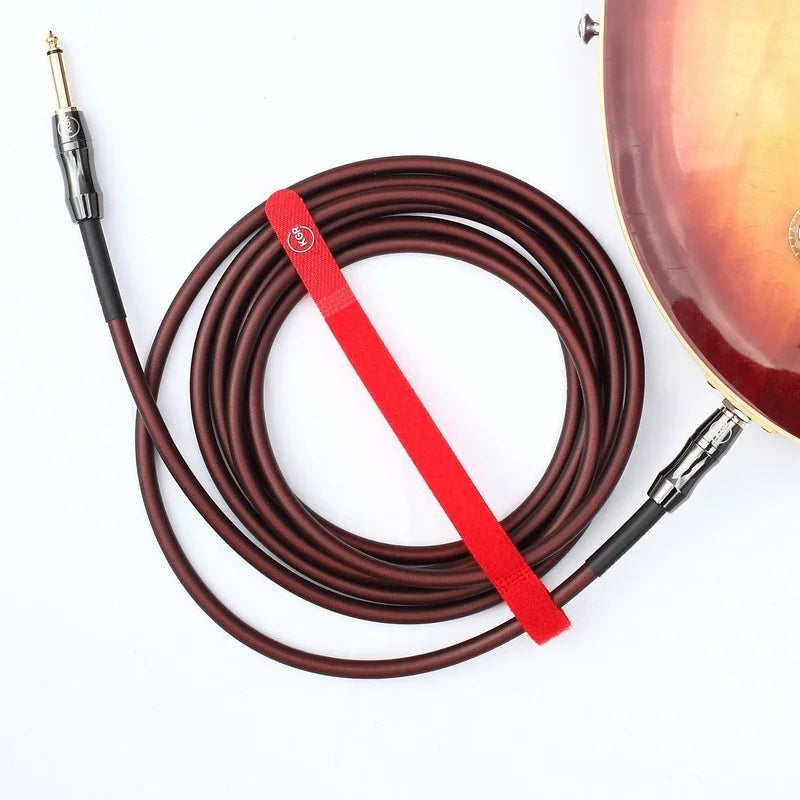 KGR 20AWG Electric Guitar Bass Audio Cable Connector Straight Right