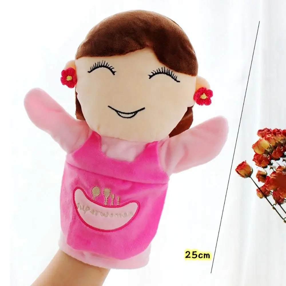 Plush Family Hand Puppets 25cm – Storytelling Finger Puppet