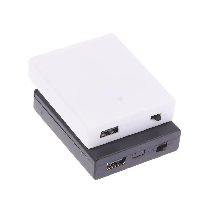 78 64 Portable USB Power Supply Battery Box Mini 4AA Holder Storage