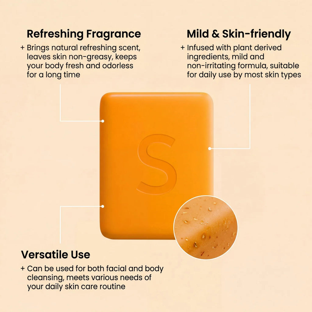 Persimmon Bath Soap – Moisturizing Deep Cleansing Body Bar