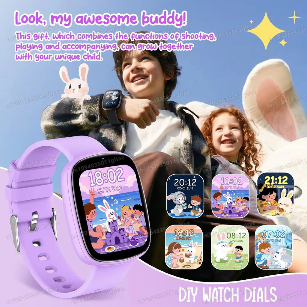 2026 Kids Games Smartwatch 1 83''HD Screen Camera 22 Interesting