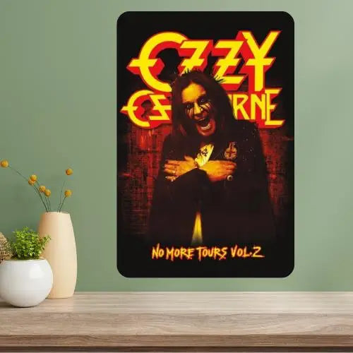 Ozzy Osbourne Metal Poster Sign – Aluminum Vintage Wall Art