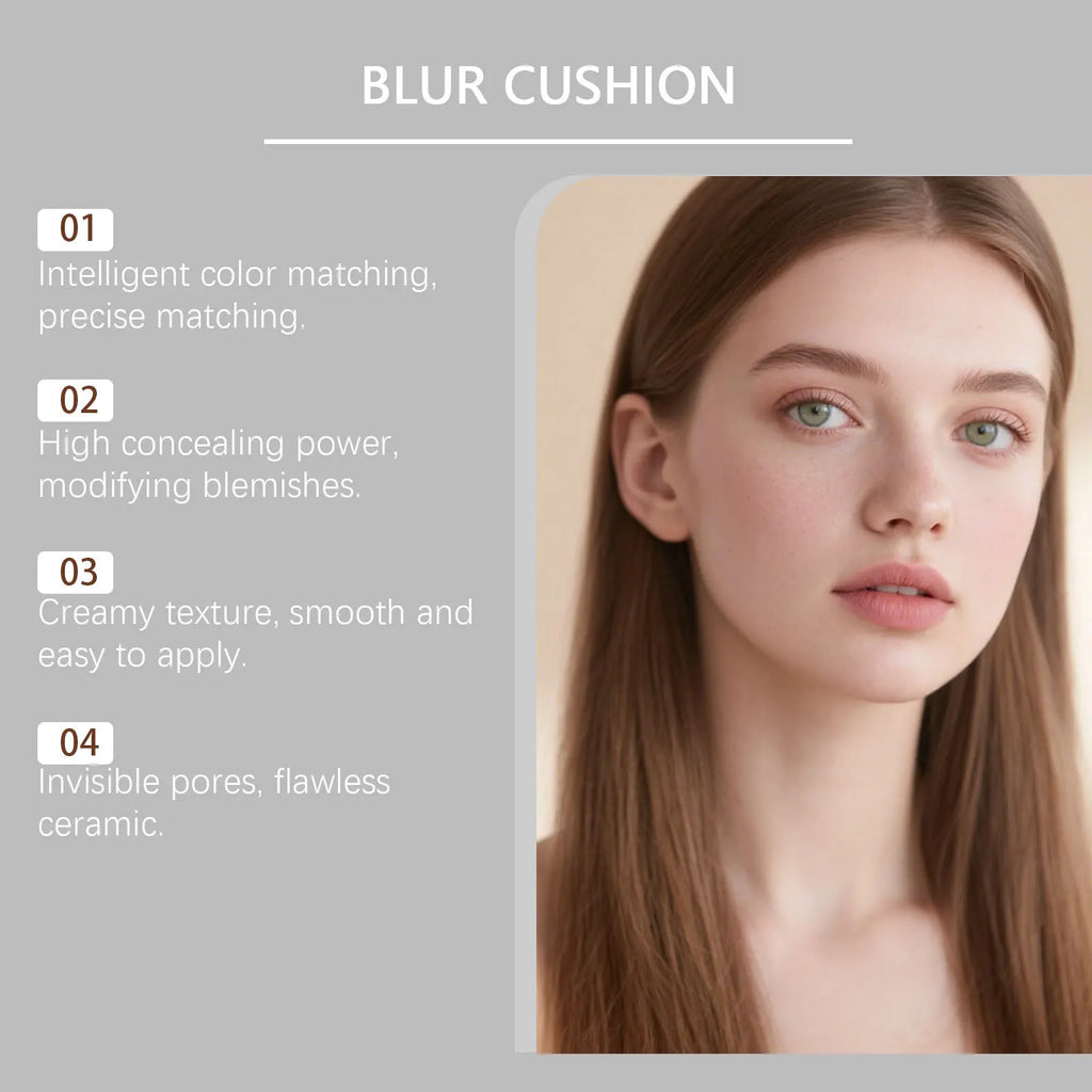 Moisturizing Air Cushion Foundation – Waterproof & Brightening