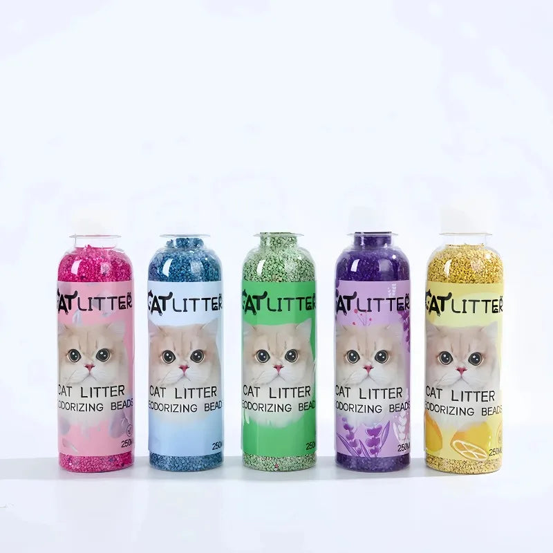 Cat Litter Deodorizing Beads – Litter Box Odor Eliminator