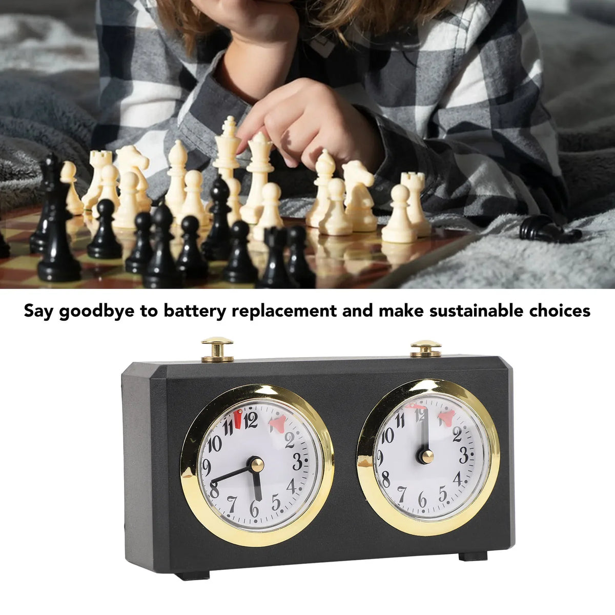 Multi Functional Mechanism Portable Large Easy Chess Clock