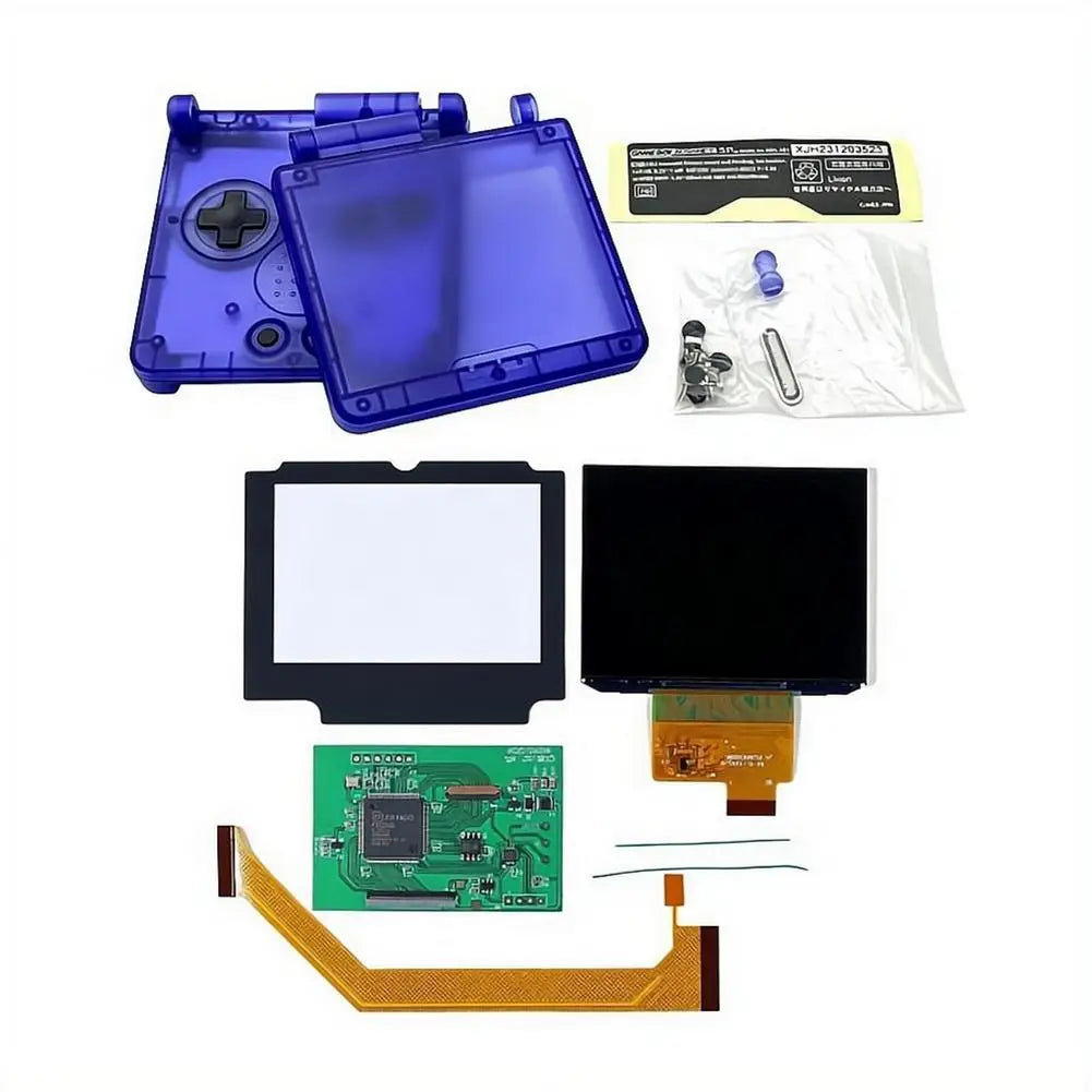 IPS V4 LCD Screen Kit for GBA SP – High Brightness + Shell