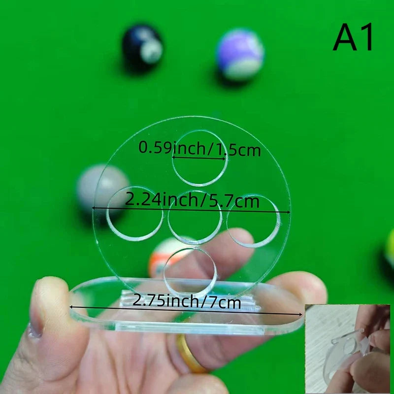 Billiard Rod Trainer Stroke Exerciser Transparent 1 5 Holes Pool Cue