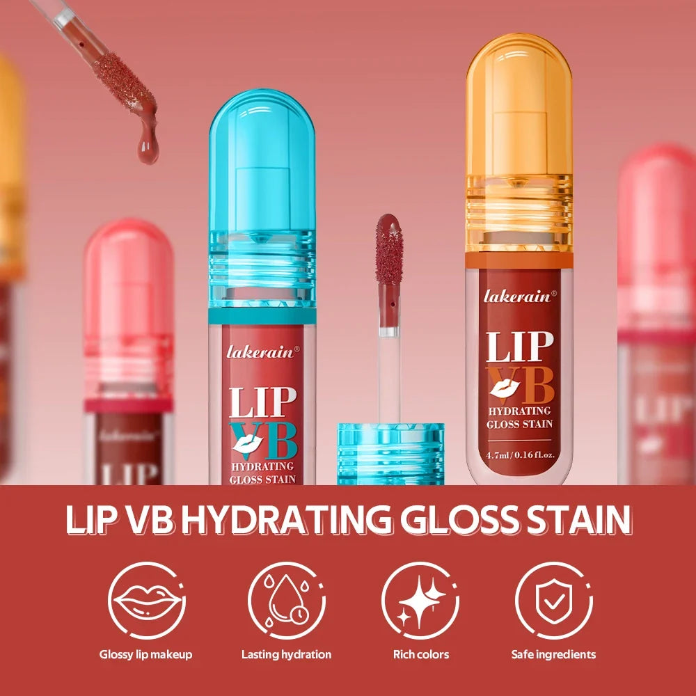 ibcccndc Hydrating Glossy Lip Stain – 12HR Moisture | 6 Shades