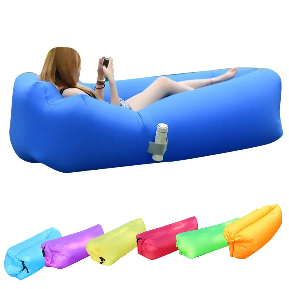 Portable Inflatable Lounger Sofa | Camping Beach Outdoor