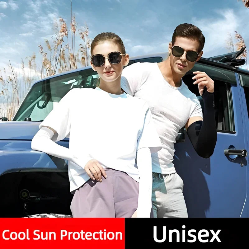 UV Cooling Compression Arm Sleeves – Unisex Sports Sun Cover