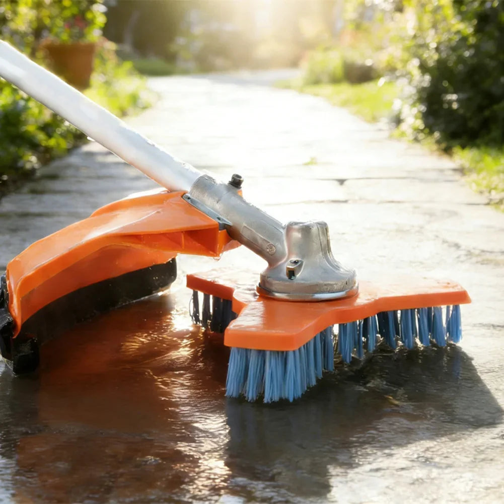 10-Inch Lawn Mower Cleaning Brush – 3-Tooth, 4-Tooth & Disc