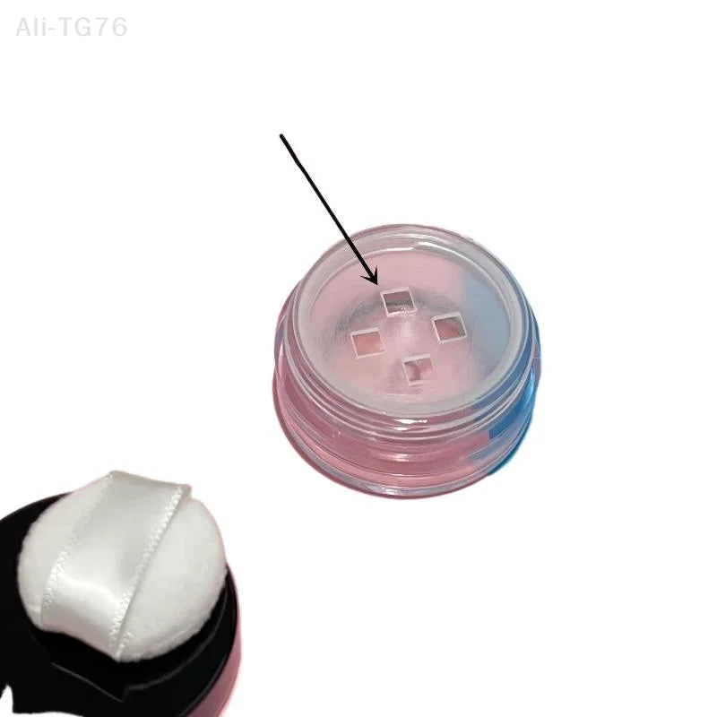 Portable 3g Refillable Loose Powder Jar with Sifter & Puff