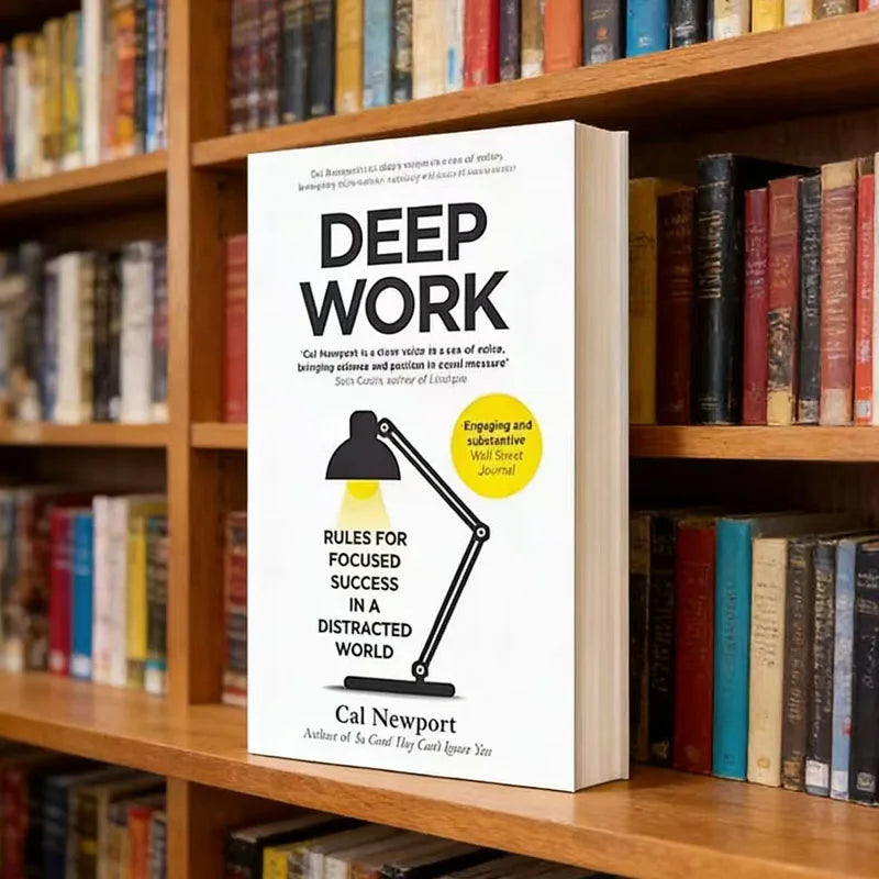 Deep Work Cal Newport Rules Focused Success Distracted World Novel