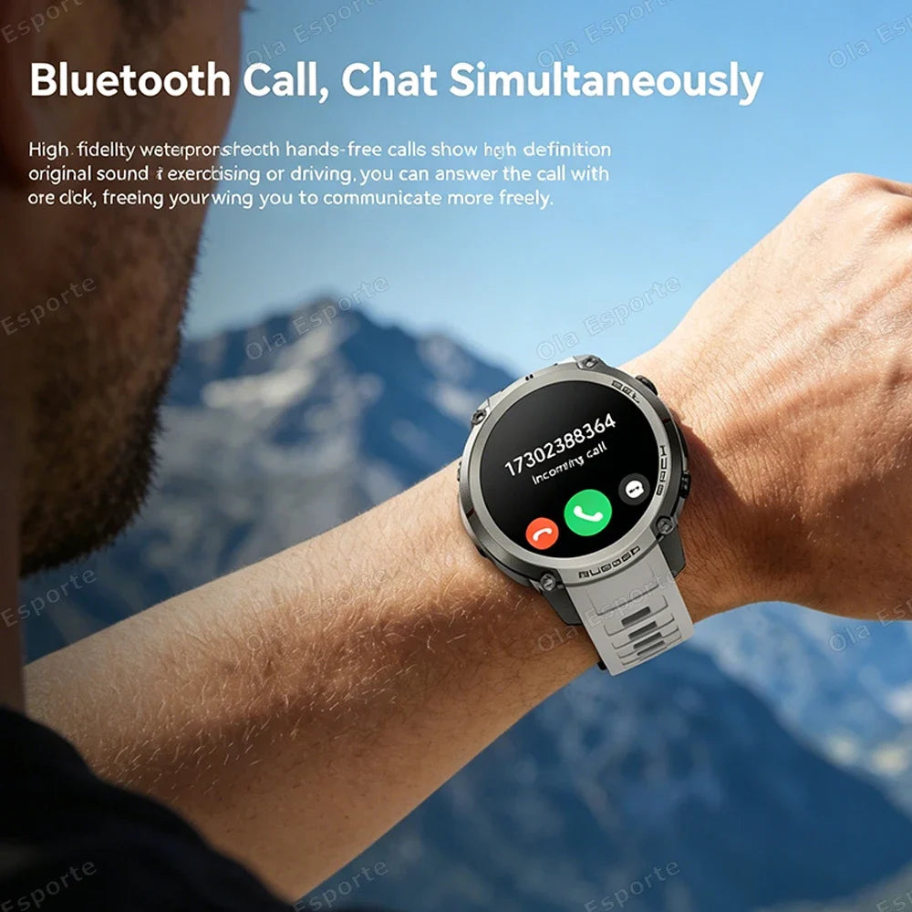 Ola Esporte GPS Smartwatch AMOLED 5ATM | 170+ Sports Modes
