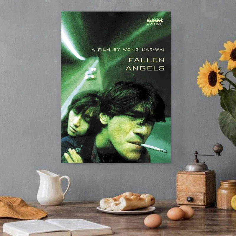 Fallen Angels Canvas Poster – Wong Kar-Wai Retro Movie Wall Art