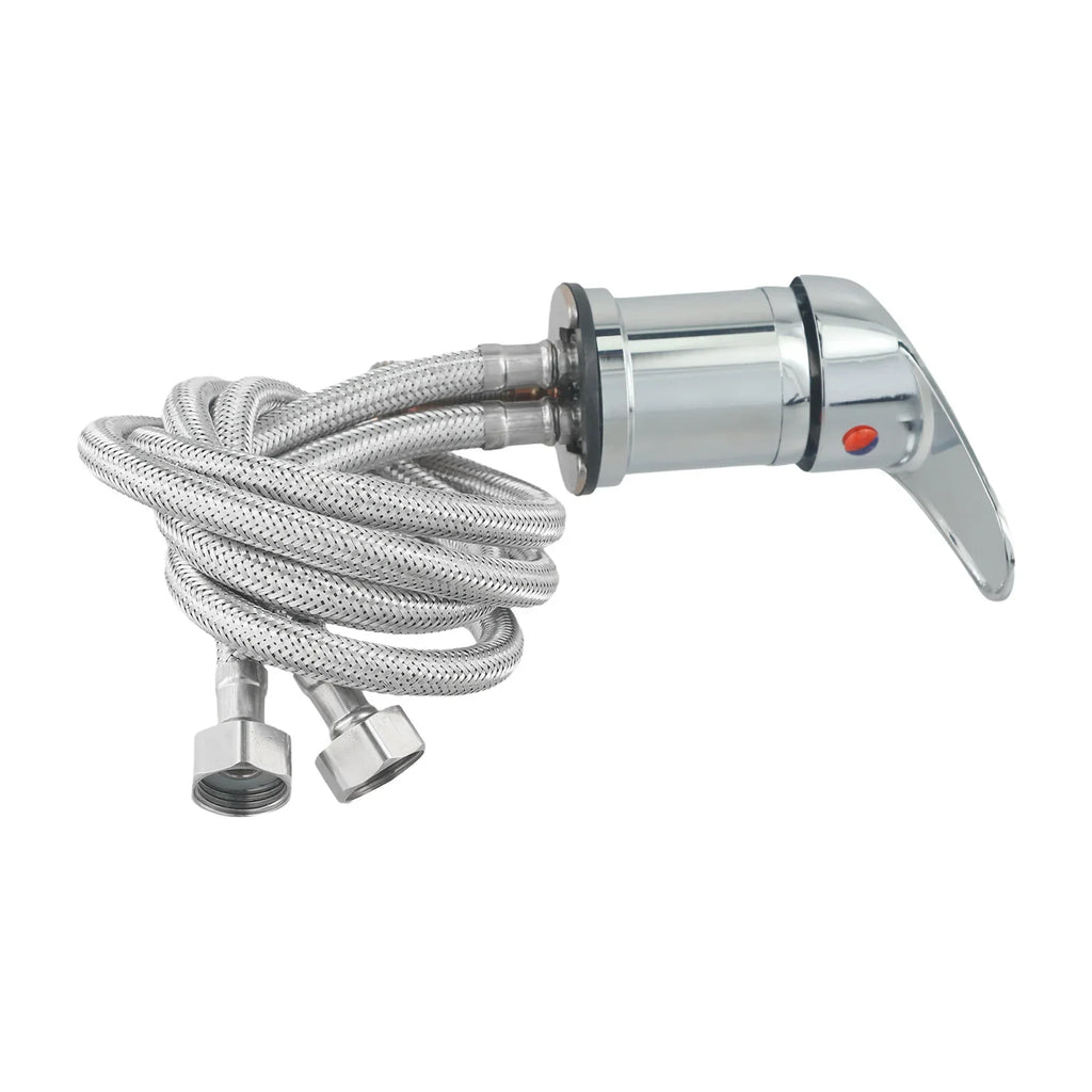 Chrome Single Handle Hand Shower with Hose | Salon Sink Faucet