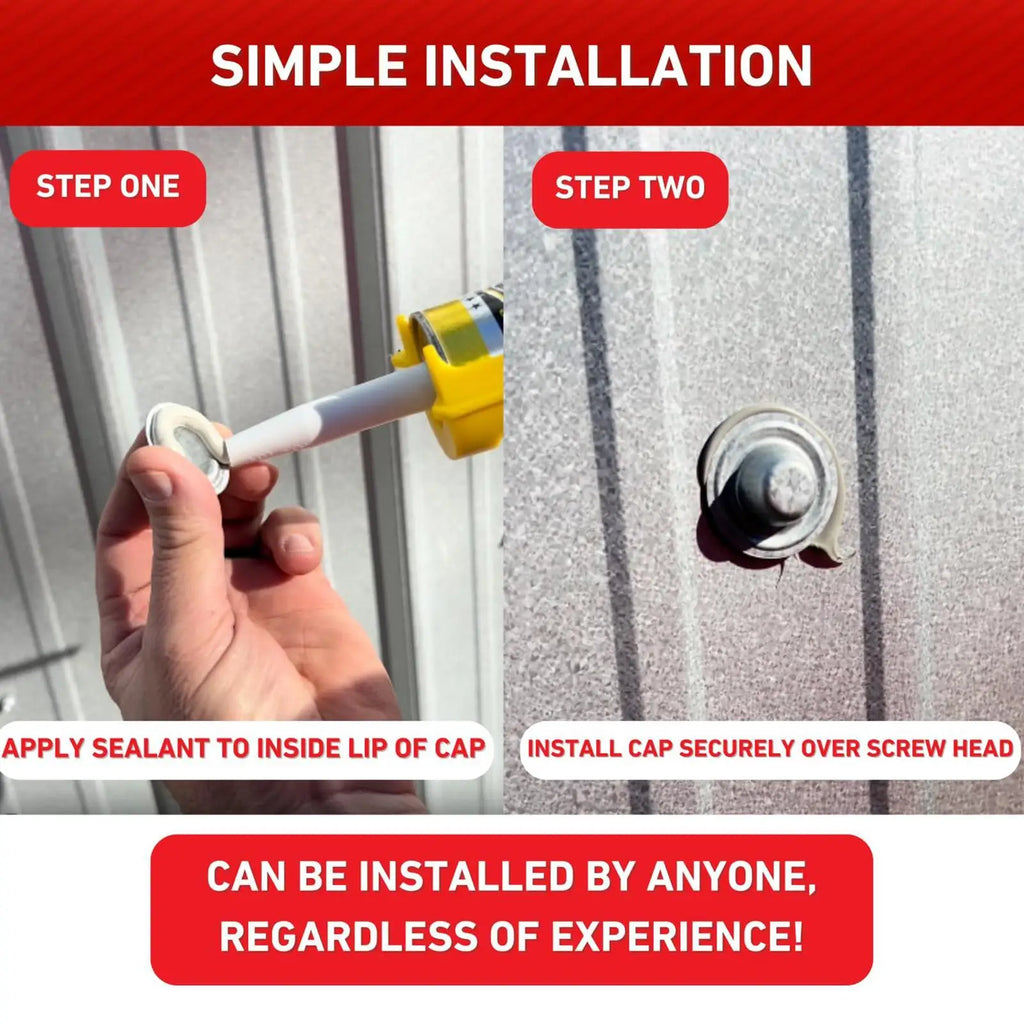 Stainless Steel Screw Cover Caps – Roof, Wood & Cabinets