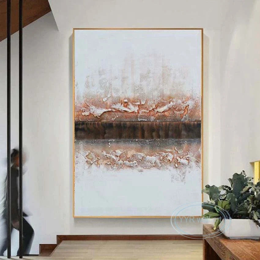 Handmade Abstract Oil Painting on Canvas | Modern Wall Art