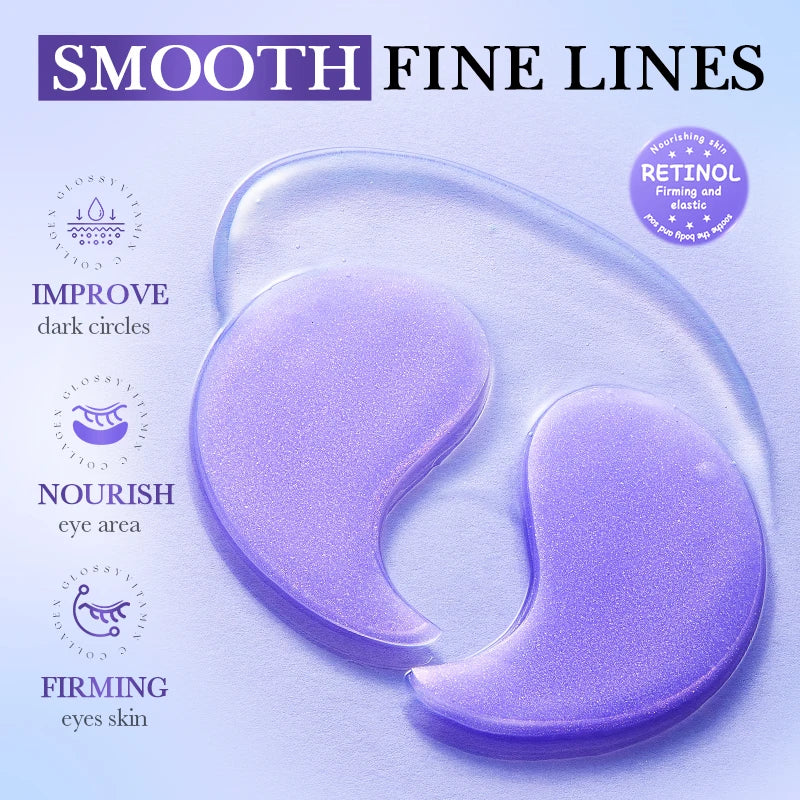 BIOAQUA Retinol Collagen Eye Mask 80 Pcs – Firm & Brighten