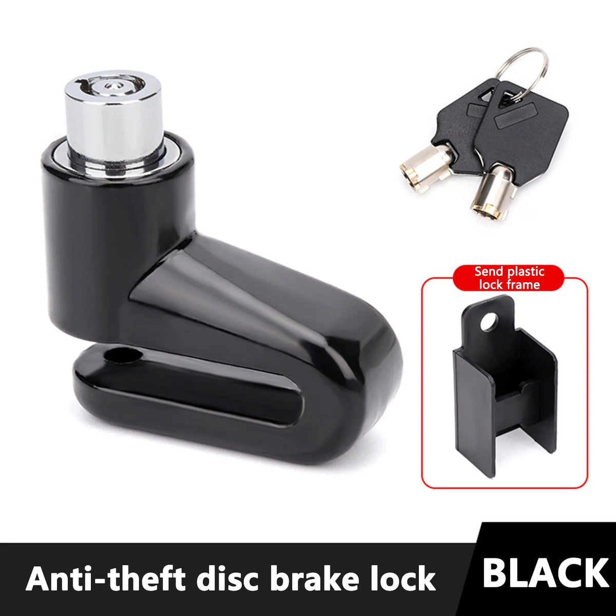 Disc Brake Lock – Anti-Theft for Motorcycle, Scooter & Bike