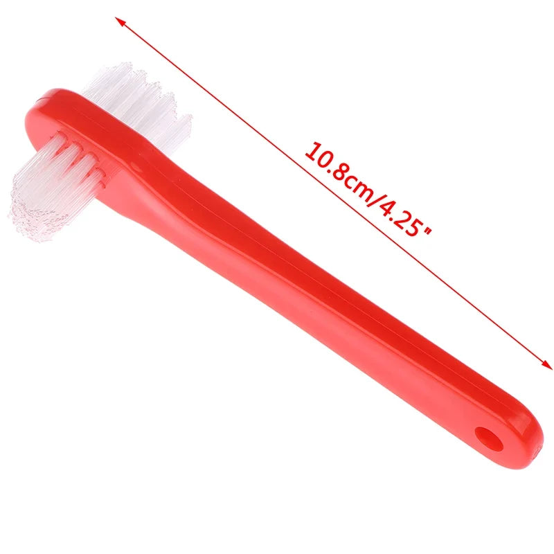 T-Shape Dual Head Denture Brush – False Teeth Cleaner