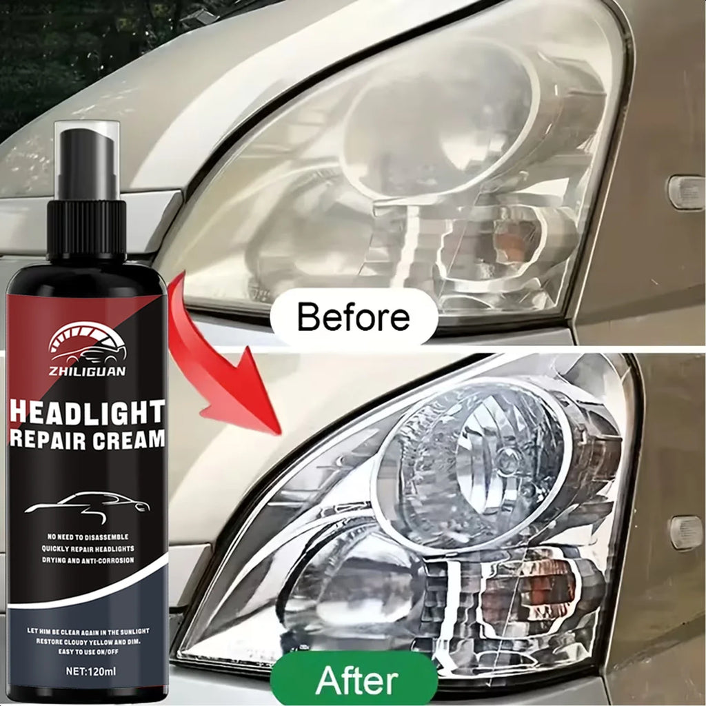 Headlight Restoration Kit – Polishing Cleaner for Cars & Trucks