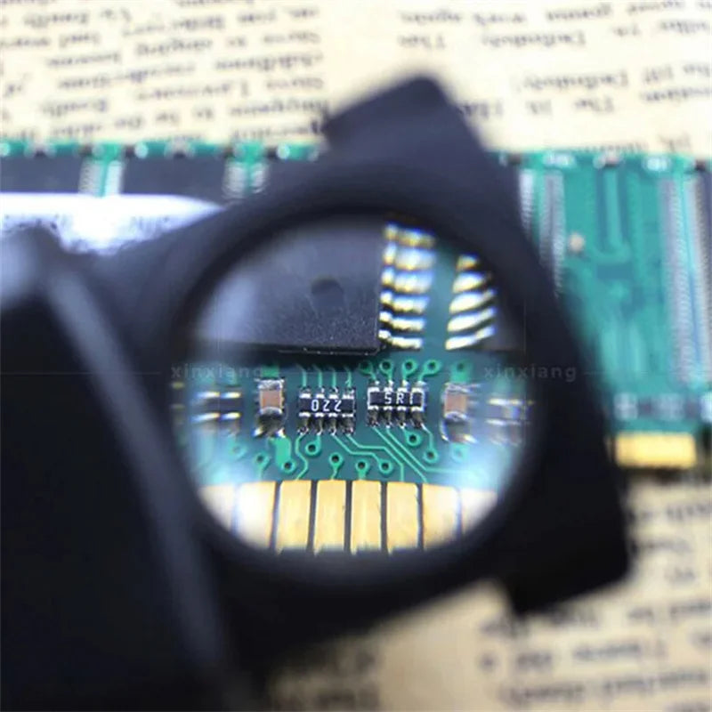 30X LED Jeweler Loupe – Pocket Magnifying Glass with Light