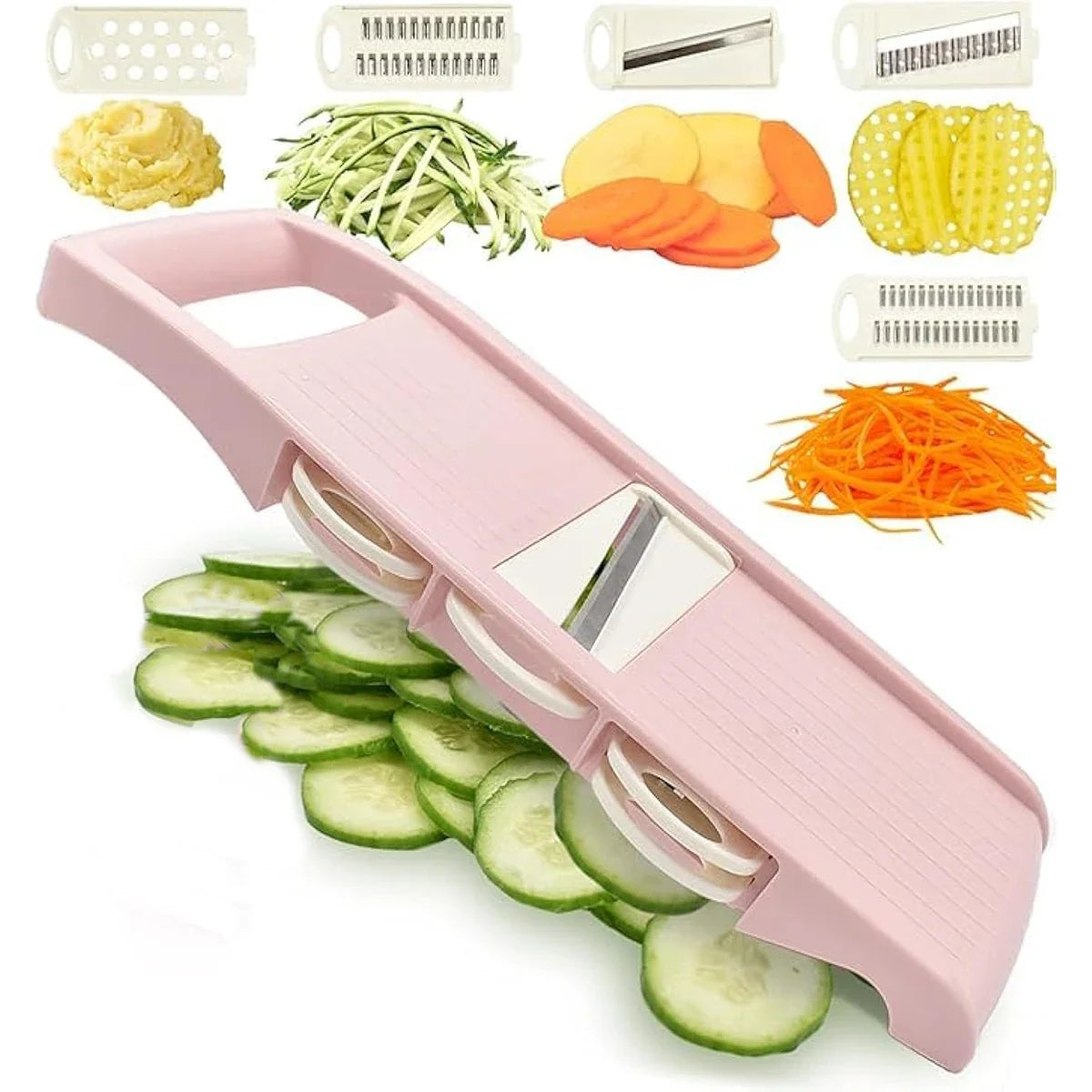 5-in-1 Vegetable Slicer & Food Grater | Kitchen Mandoline