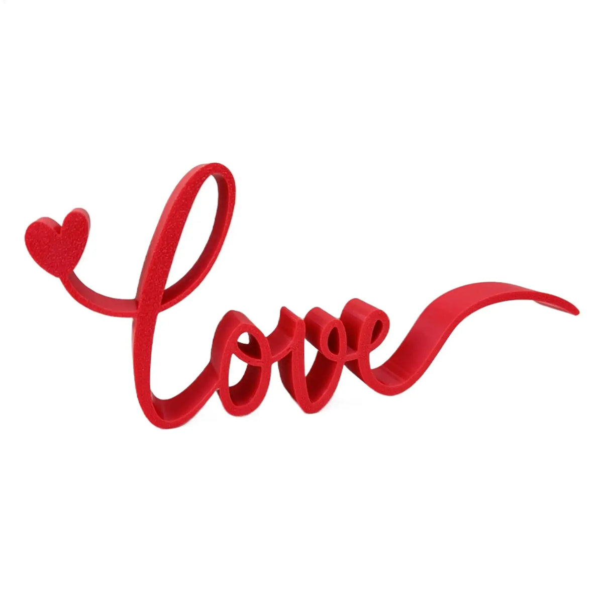 Red 3D LOVE Letters Table Ornament | Valentine's Wedding Decor