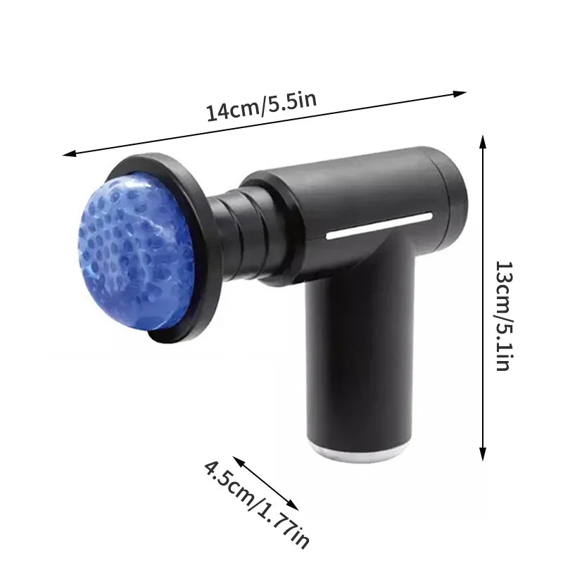 Percussion Massage Gun Cold & Hot Compress | 6 Heads 6 Speeds