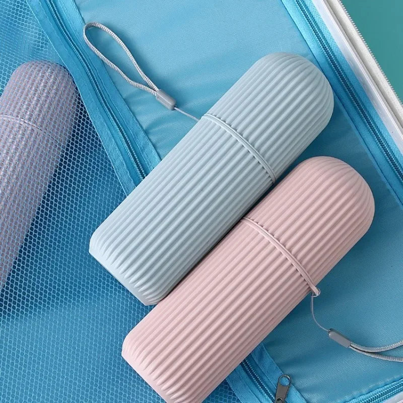 Portable Travel Toothbrush & Toothpaste Holder Case