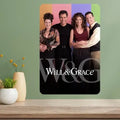 Will & Grace TV Show Metal Poster Sign – Retro Aluminum Wall Art