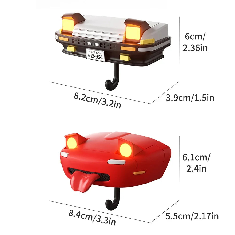 AE86 Car Creative Hook Headlight Key Storage Rack Keychain Holder