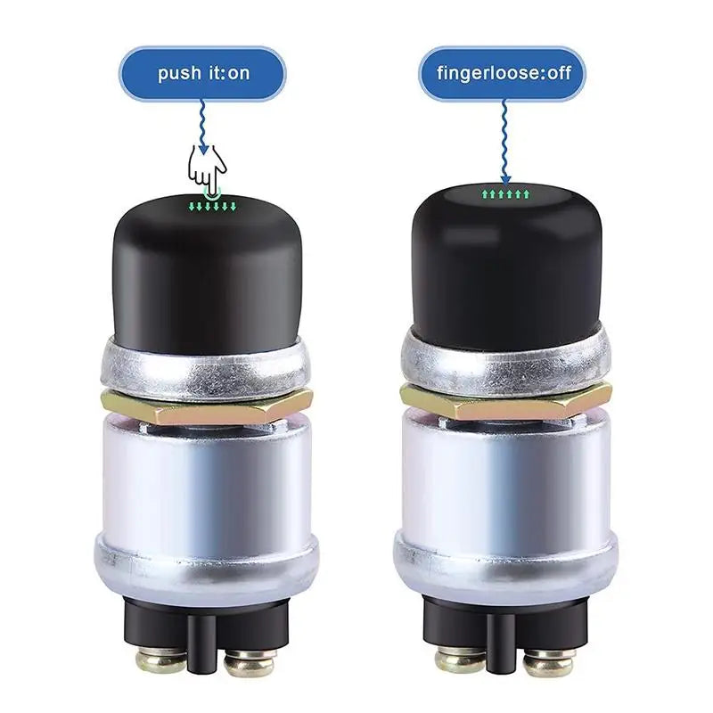 Heavy Duty Push Button Ignition Starter Switch 60A 12V 40A 24V