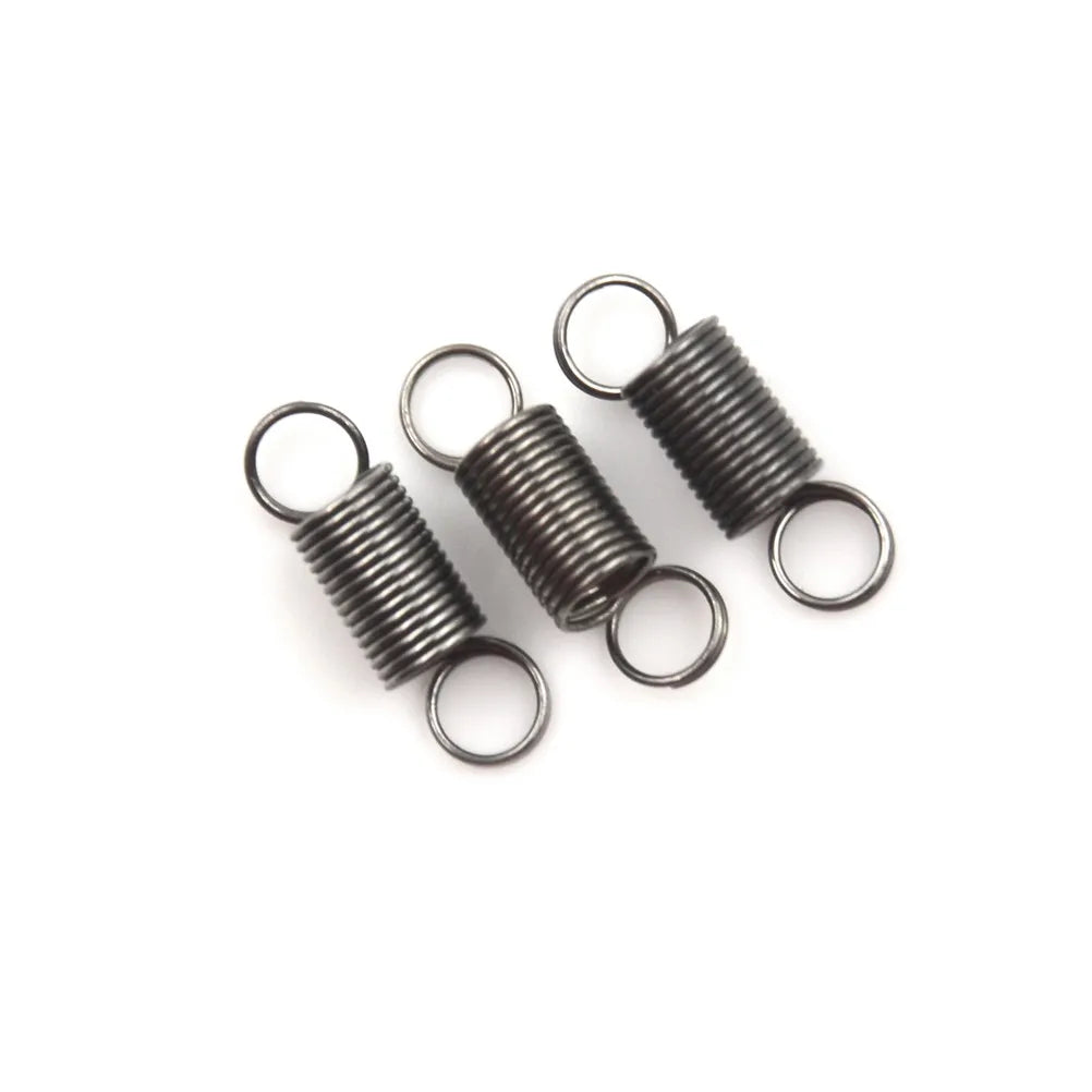 10PCS 15mm Stainless Steel Tension Springs with Hook | DIY