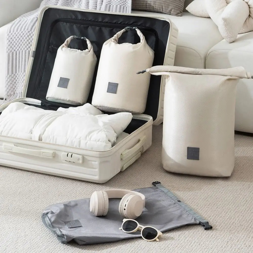 3-Pack Vacuum Compression Storage Bags S/M/L | Travel Packing
