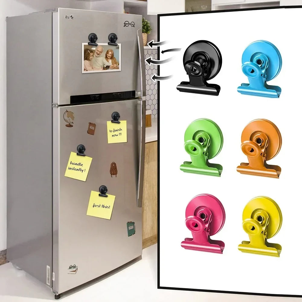 Round Magnetic Clips 31mm – Strong Metal Magnet Clips 10/20pk