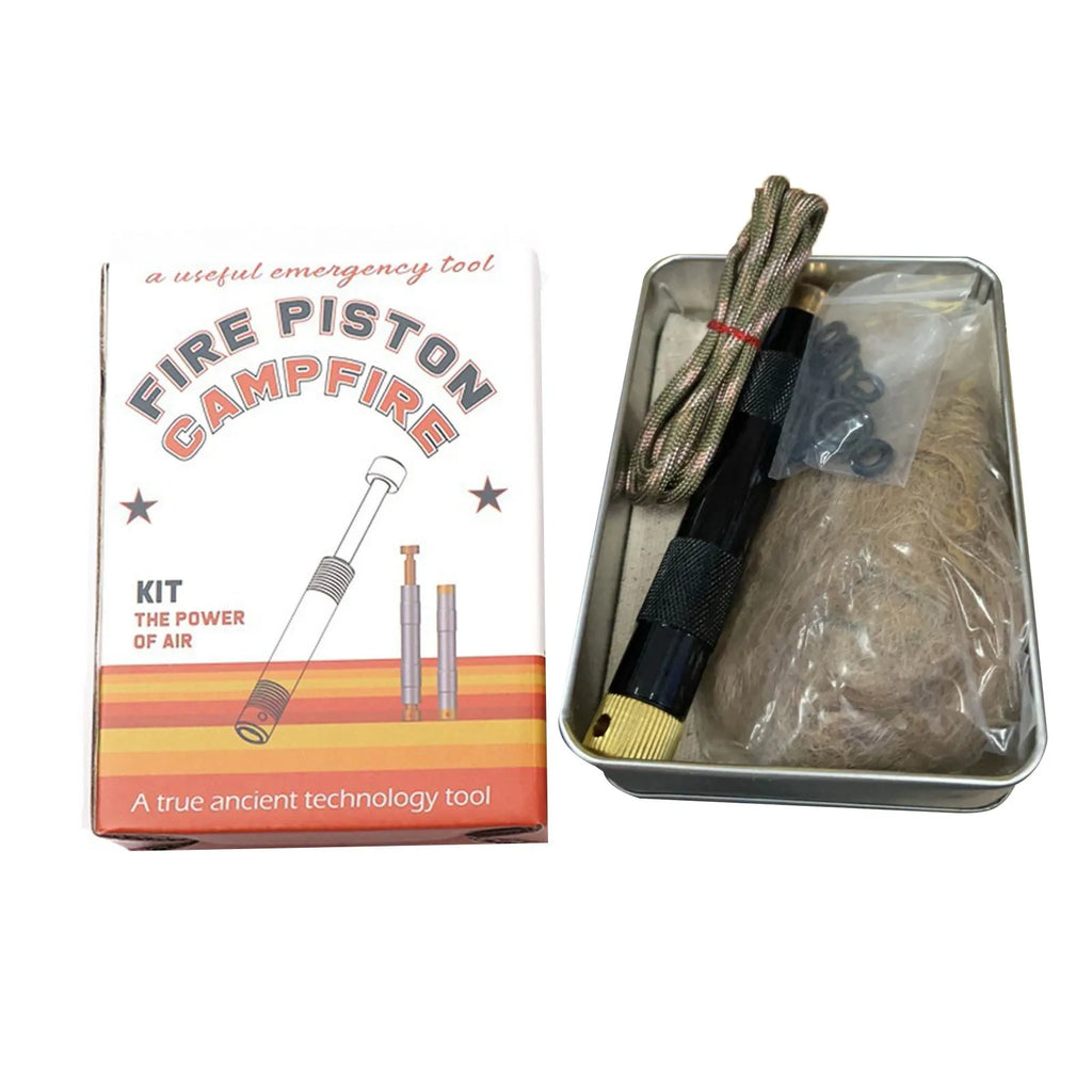 Brass Fire Piston Kit – Air Compression Fire Starter Tool