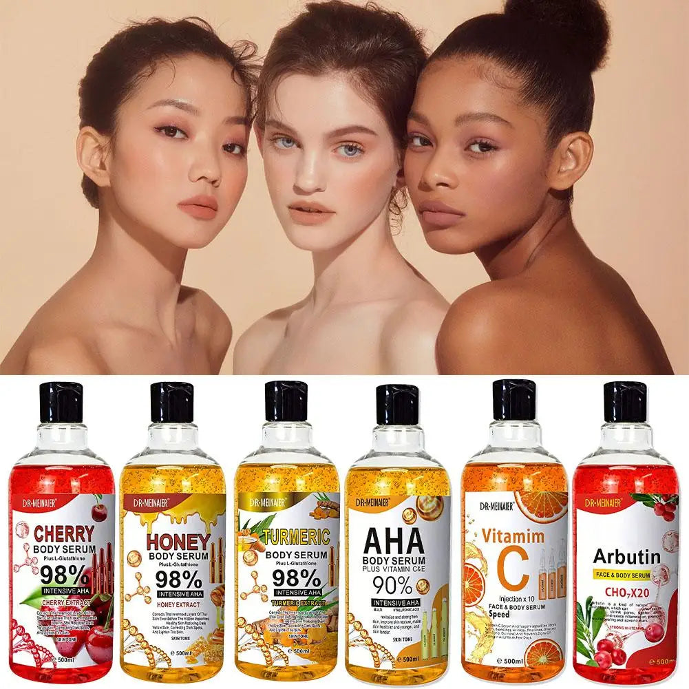 Vitamin C AHA Arbutin Cherry Honey Turmeric Face Serum Spots Eraser