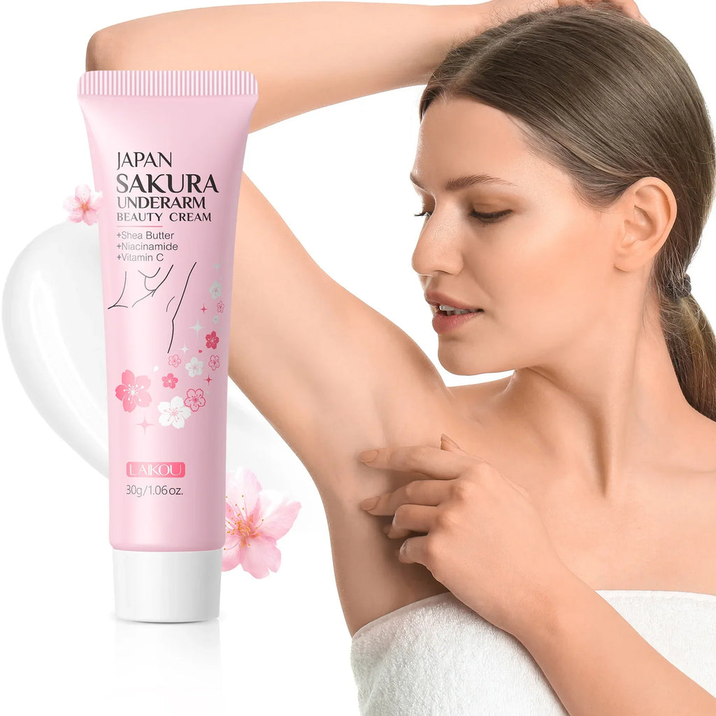 Laikou Sakura Underarm Brightening Cream – Dark Skin 30g