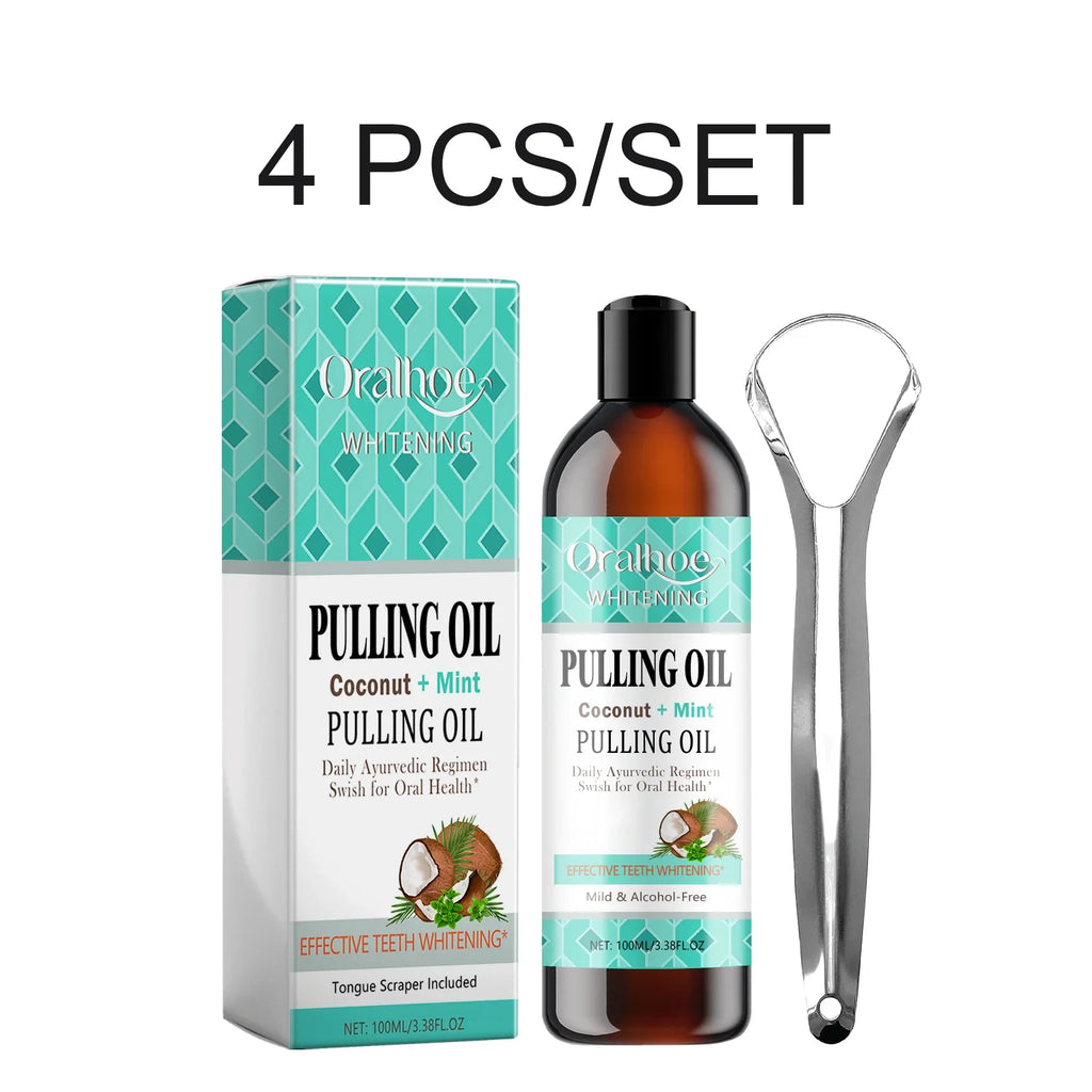 Coconut Mint Oil Pulling Mouthwash 100ml – Alcohol-Free Oral Care