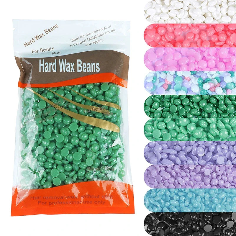 Depilation Wax Pot Hard Beans Beads Hair Removal Body Film Women
