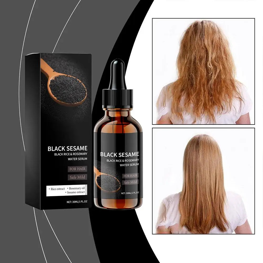 Black Sesame Hair Strengthening Oil Ginger Biotin Essential Oils
