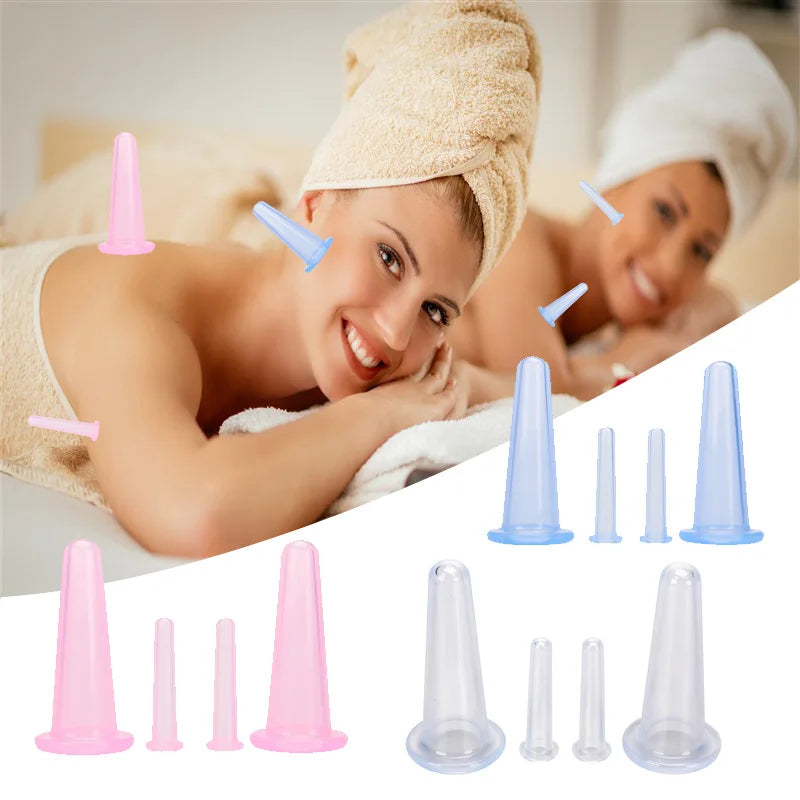 7-Piece Silicone Vacuum Cupping Set – Body Massage Cups