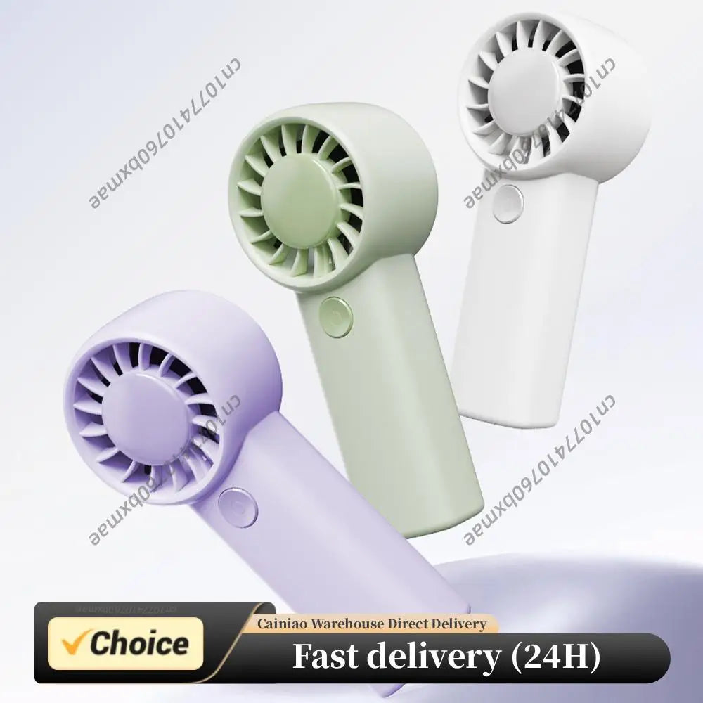 Mini Fans 3 Speed Adjustable Pocket Fan Type-c Rechargeable Build