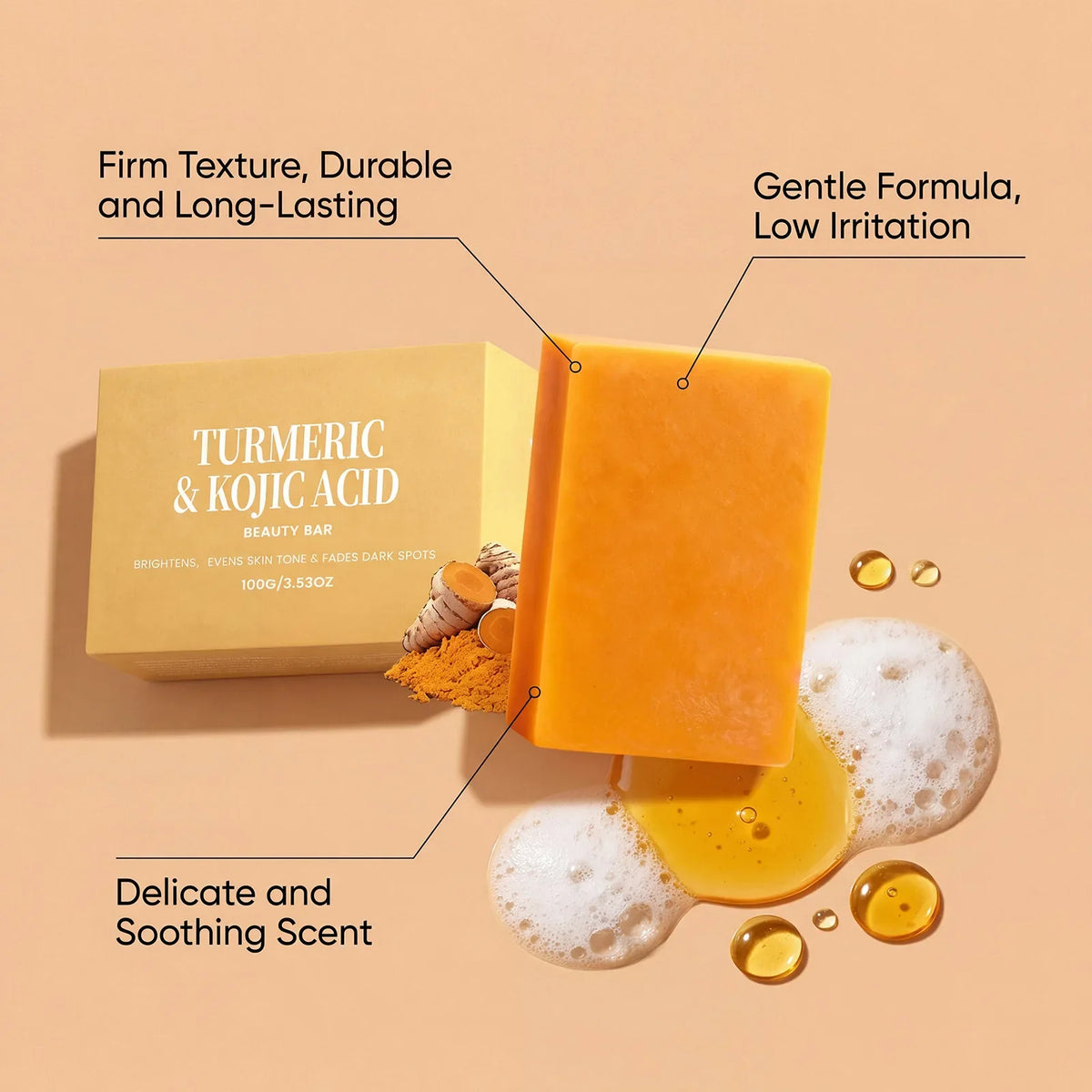 Natural Handmade Bar Soap – Brightening, Cleansing & Moisturizing