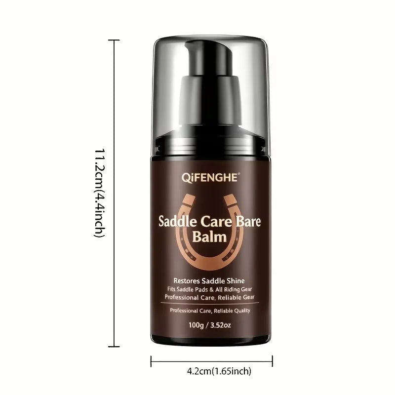 Saddle Care Balm 100g – Shine Restorer for Riding Gear & Pads